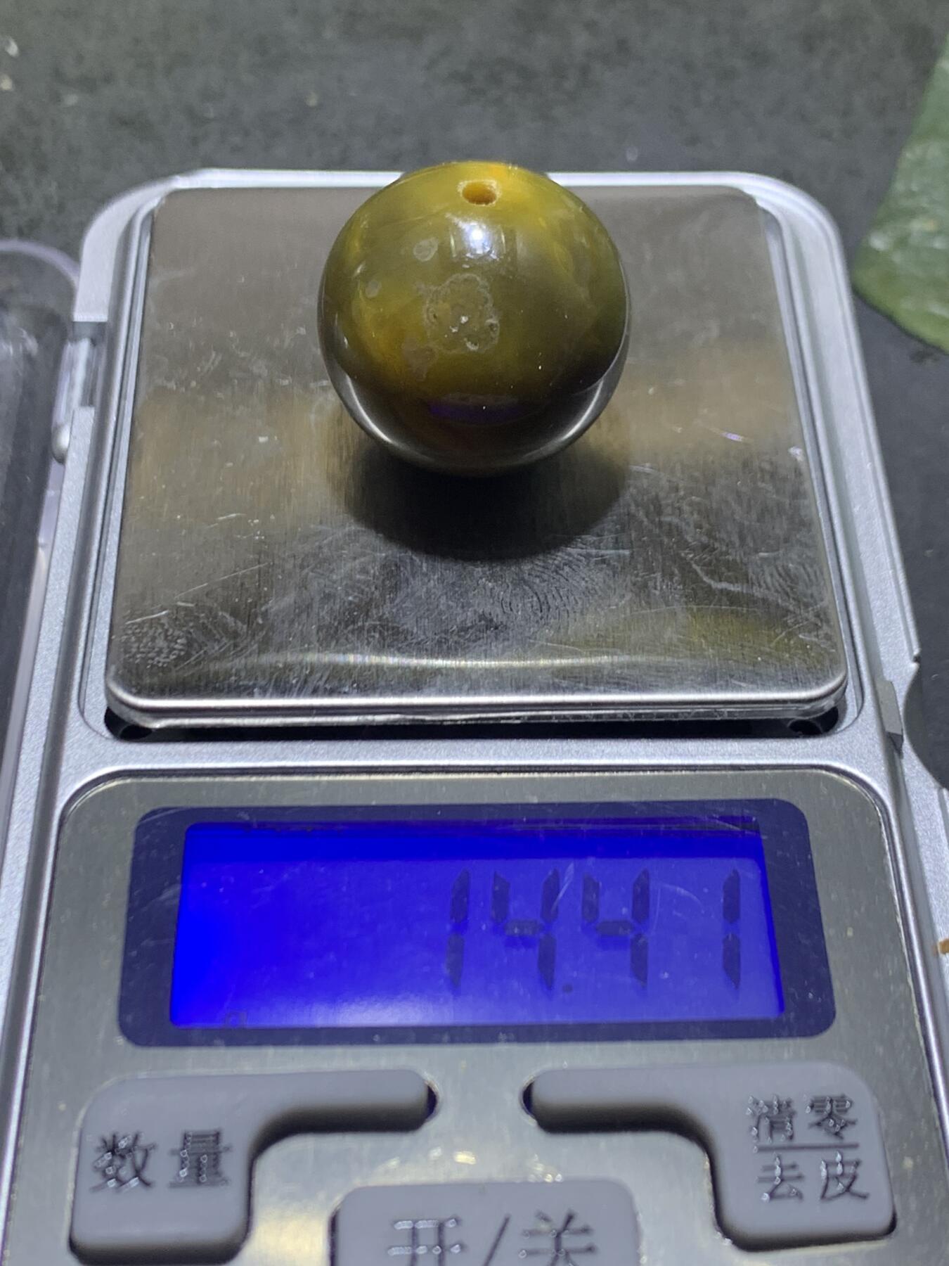 仅此一个，精美高玉化拉丝料战国红玛瑙圆珠一颗