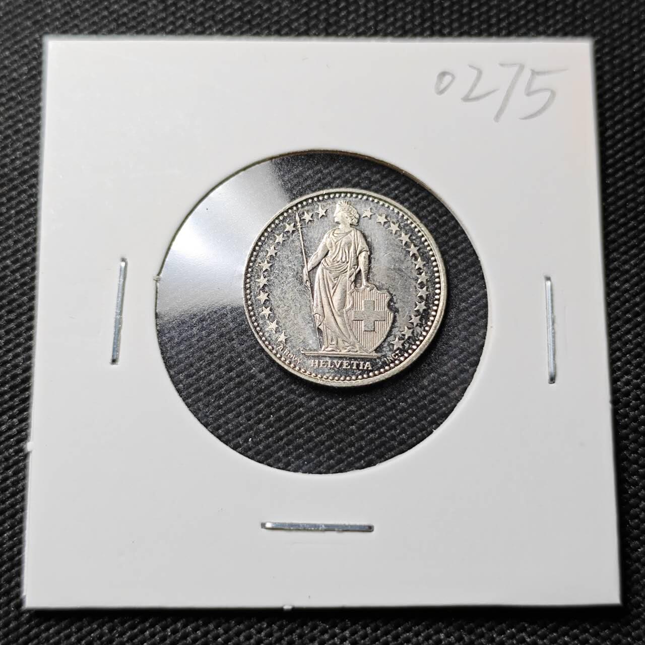 KK钱币收藏小铺   第402期 2月预留时间 周末发货  2006瑞士0.5法郎 好品