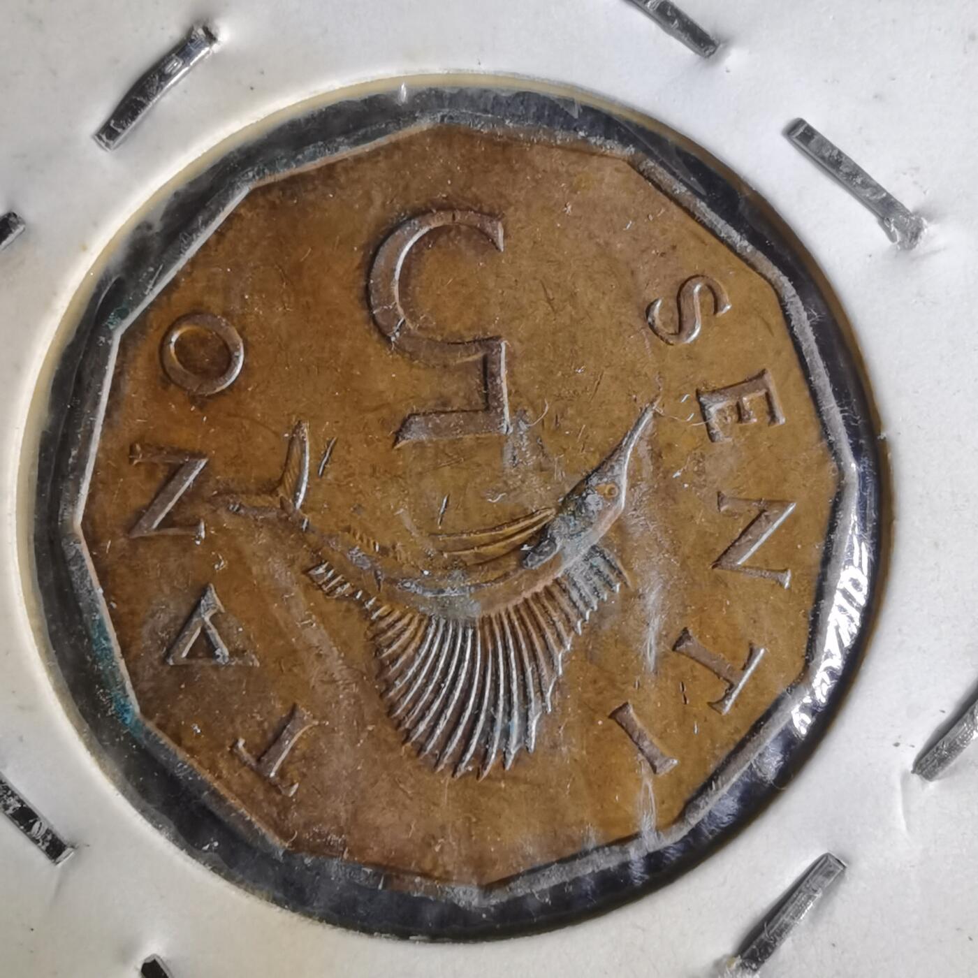 沼泽如烟--第1014场 坦桑尼亚1972年五分