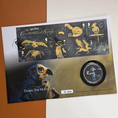 ＜星葵🌻钱币社＞硬币场·第71期·3月10日发货 - 〈邮章封〉英国2023年哈利波特·多比彩色纪念章