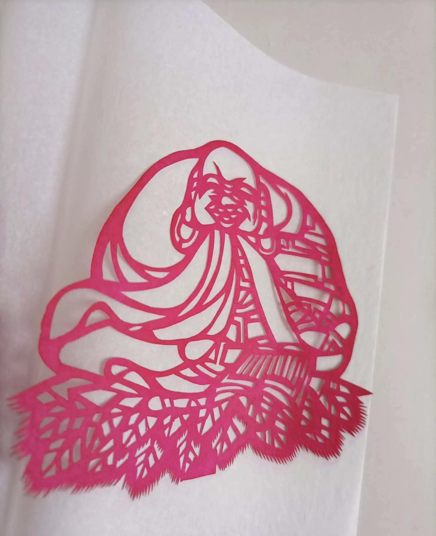 江南站杂件场 剪纸一副