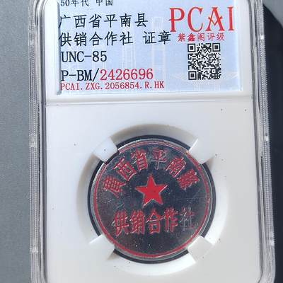 PCAI钱币  8-771  钱币纪念章邮票小专场 - 广西平南