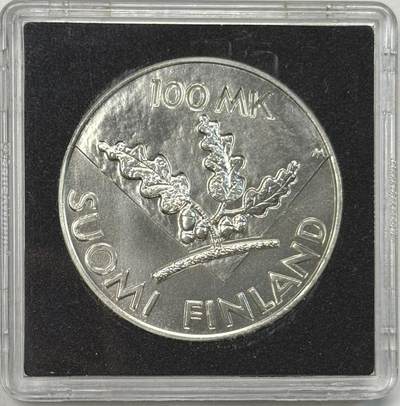 S&S Numismatic世界钱币-拍卖 第121期  - 获奖币*芬兰1995年 联合国成立50周年 100马克纪念银币 24克925银