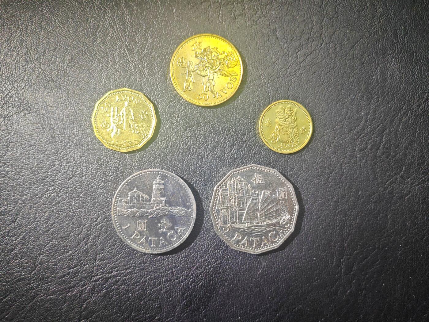 澳门 1992-93年 硬币一套 全新