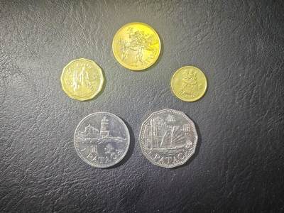 澳门 1992-93年 硬币一套 全新 - 澳门 1992-93年 硬币一套 全新