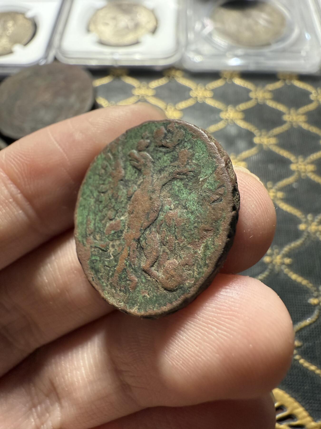 南宋泉阁俄币 外币 国币 专场第二十二期 【送拍无额外佣金】 沙俄 伊丽莎白一世 1749年 1/2戈比铜币 生美通货好品