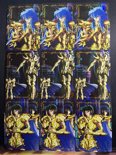 欢迎送拍、零成本上架，释放现金流，合理分配上拍卡品 - 【彩闪】神斗士9张（有瑕疵）