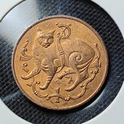 KK钱币收藏小铺   第403期 2月预留时间 周末发货 -  马恩岛 猫