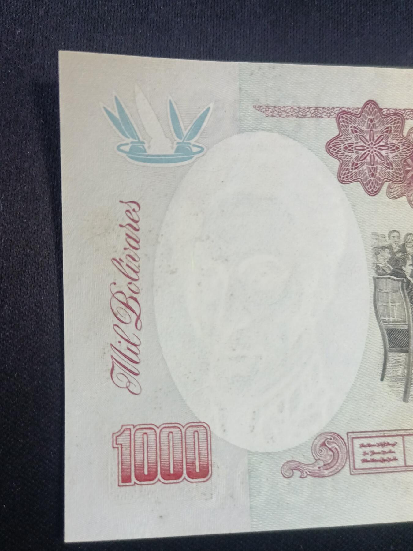 【游宝拍卖】丙午马年第8期 委内瑞拉-1000玻利瓦尔【1998年 全新UNC-】