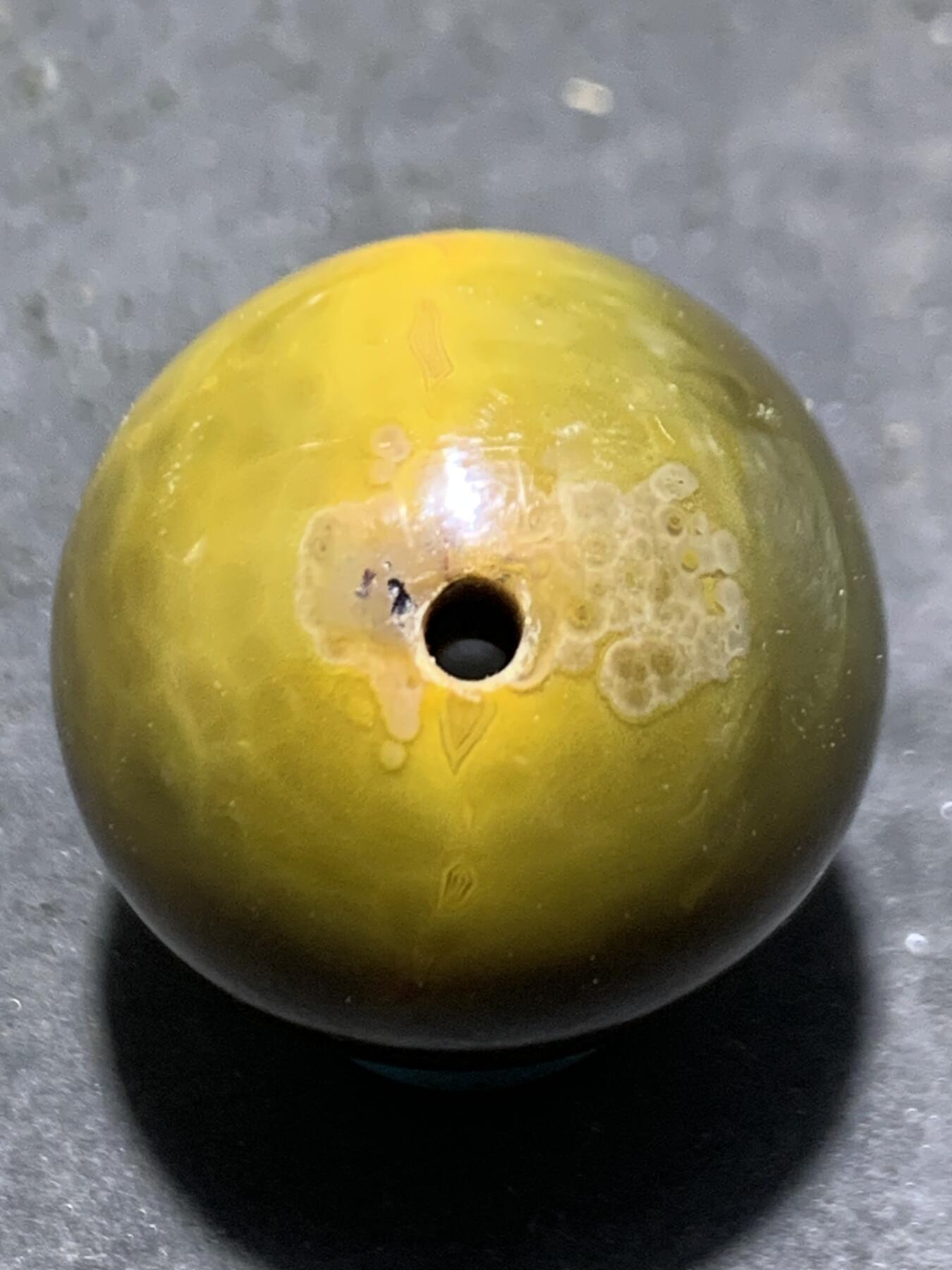 仅此一个，精美高玉化拉丝料战国红玛瑙圆珠一颗