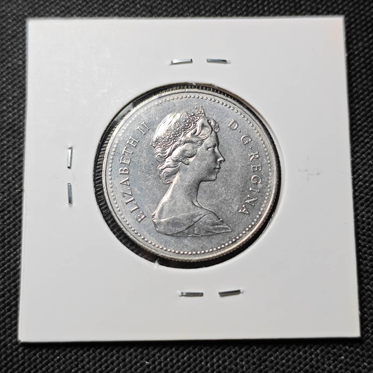 KK钱币收藏小铺   第403期 2月预留时间 周末发货 1981加拿大50分 