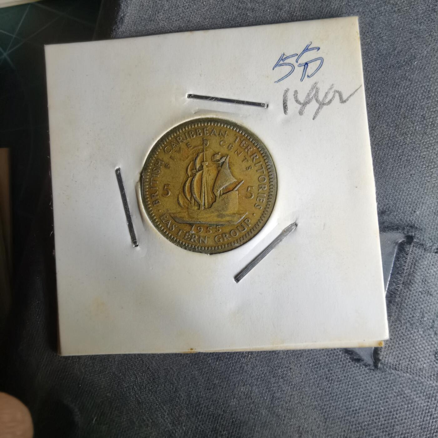 沼泽如烟--第1014场 东加勒比1955年五分