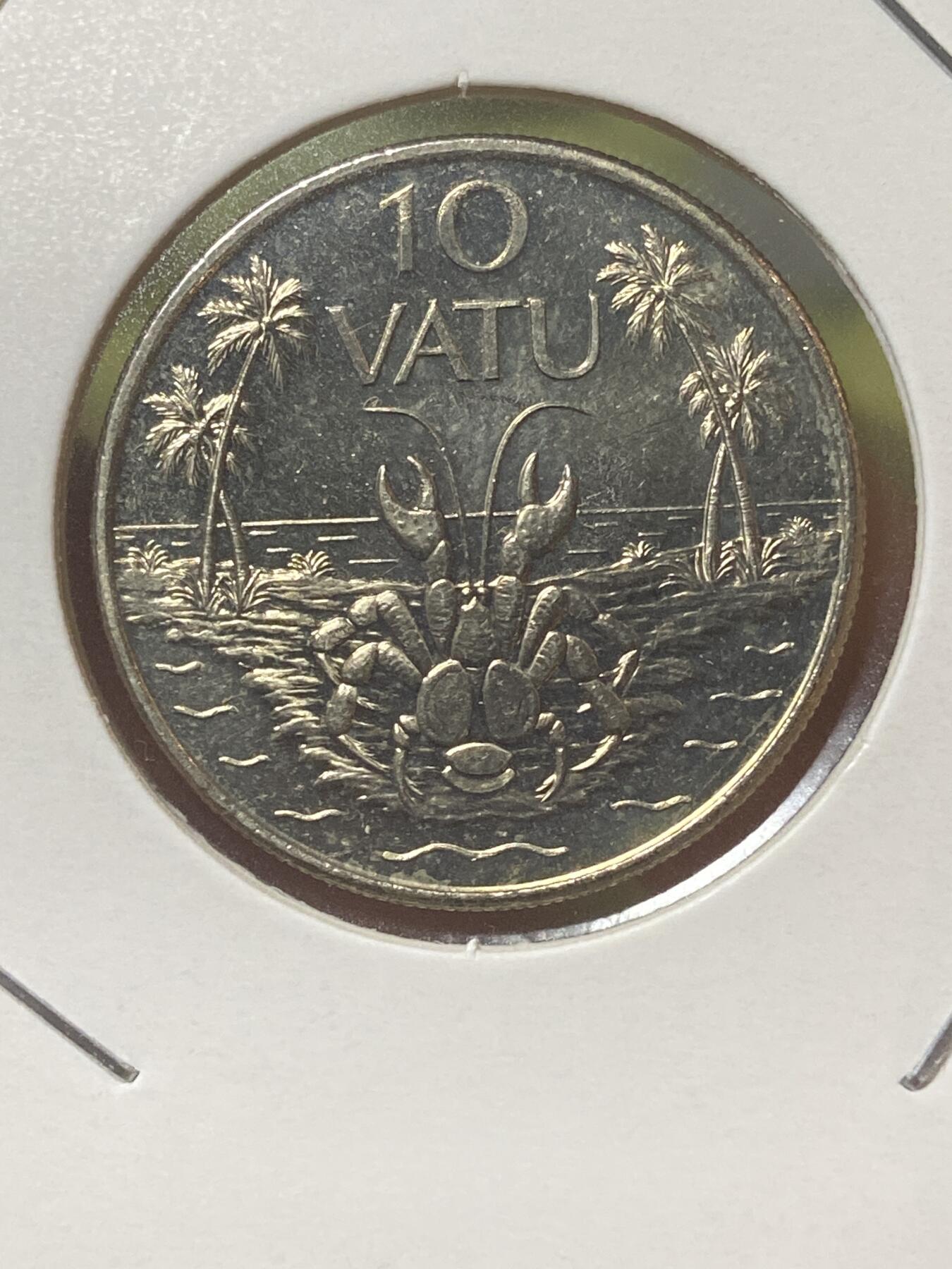 2026年第三十四场(总第二百零三场）外国精品纸夹币场(免佣金) 瓦努阿图1999年10瓦图