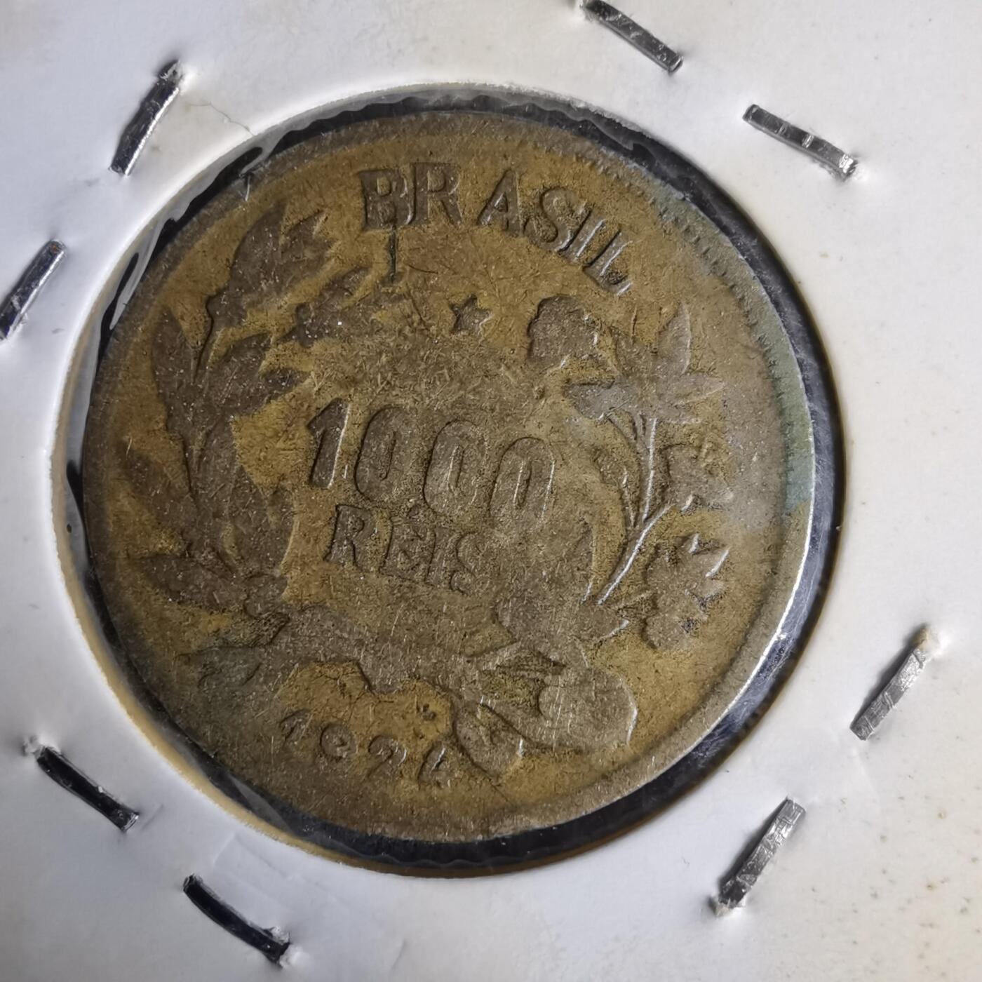 沼泽如烟--第1014场 巴西1924年1000瑞斯