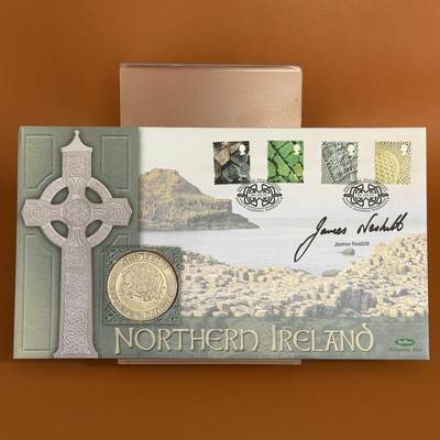 ＜星葵🌻钱币社＞硬币场·第71期·3月10日发货 - 〈邮币封·签名版〉爱尔兰1992年竖琴25埃居克朗型纪念币