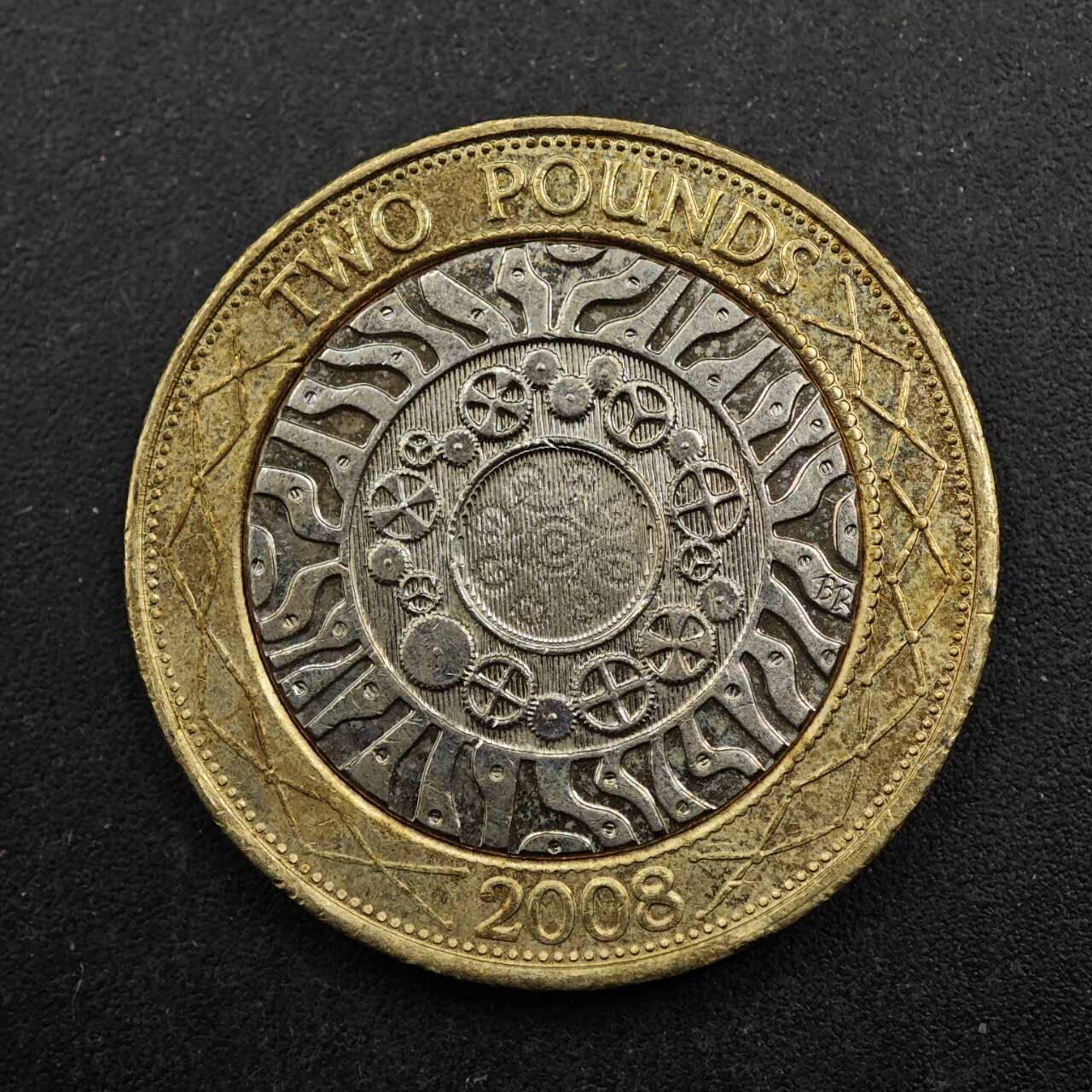 【淘币小摊】实时拍第八百七十七拍   散币场    每周一统一发货 英国2008年2镑纪念币