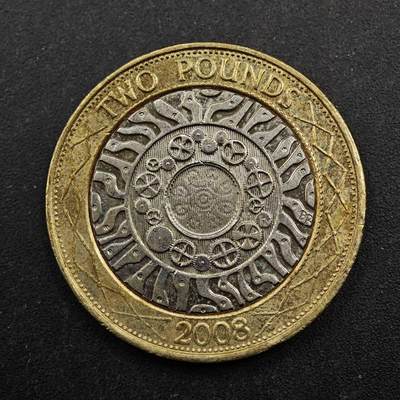 【淘币小摊】实时拍第八百七十七拍   散币场    每周一统一发货 - 英国2008年2镑纪念币