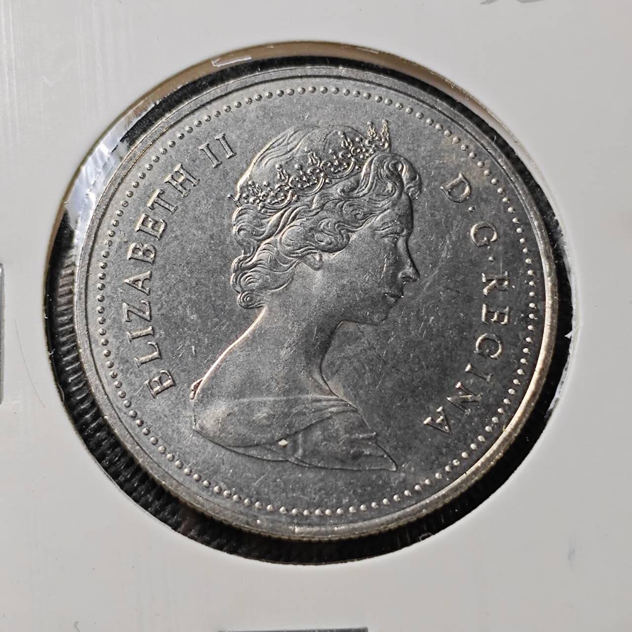 KK钱币收藏小铺   第403期 2月预留时间 周末发货  1981加拿大1元