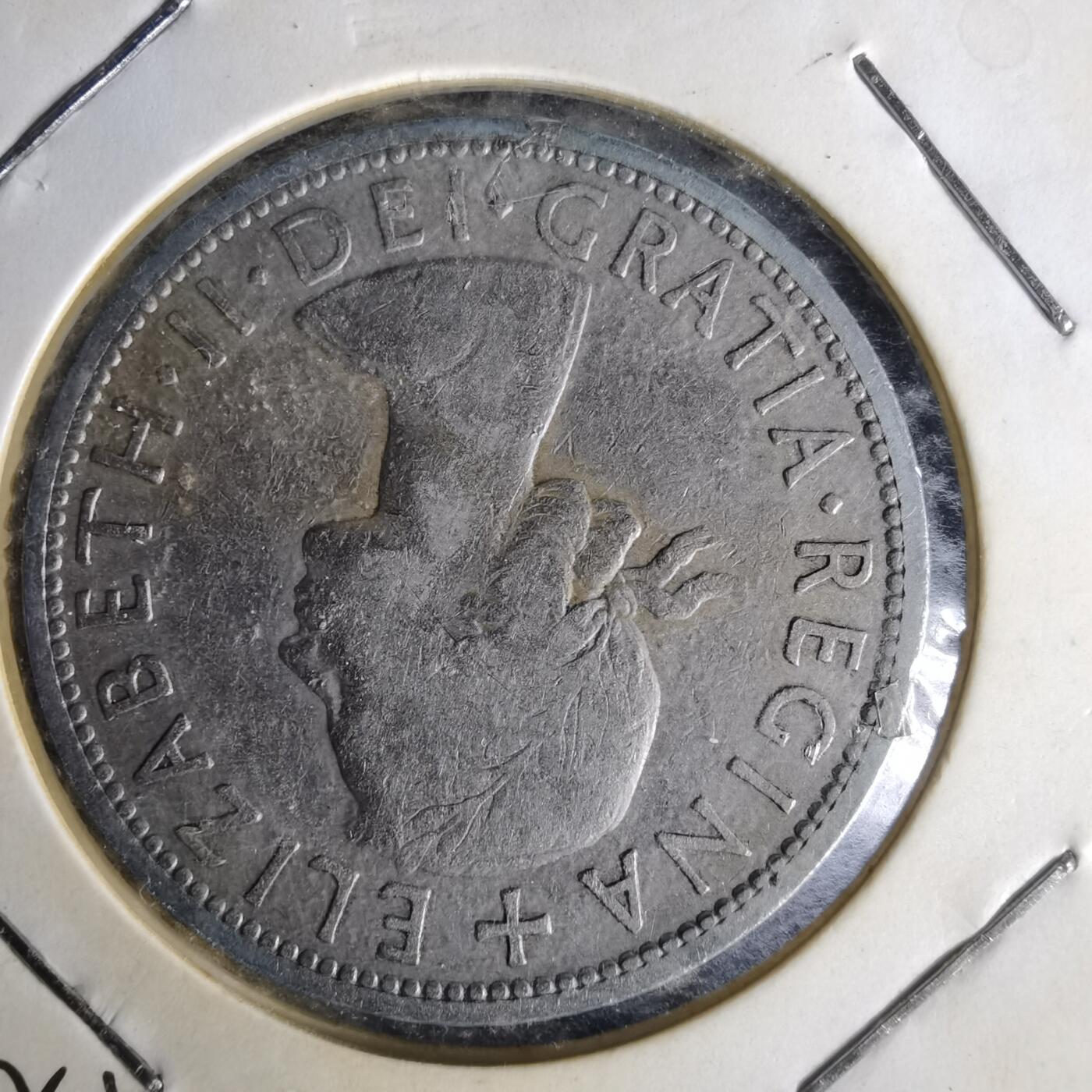 沼泽如烟--第1014场 英国1954年半克朗