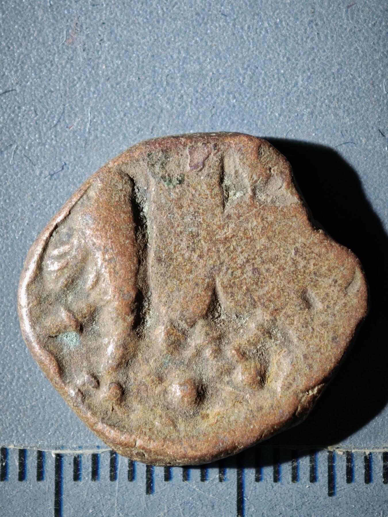 119期新疆红钱粟特钱币丝路钱币专场 B寄多罗王朝铜币