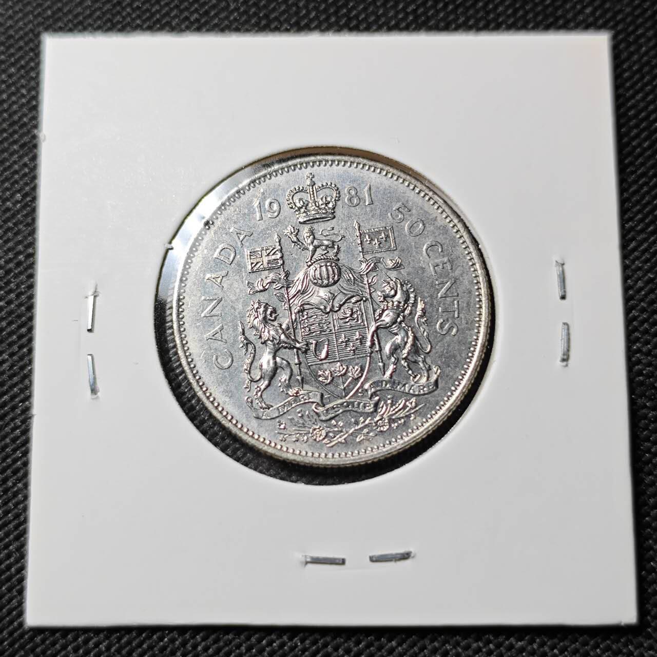 KK钱币收藏小铺   第402期 2月预留时间 周末发货  加拿大50分