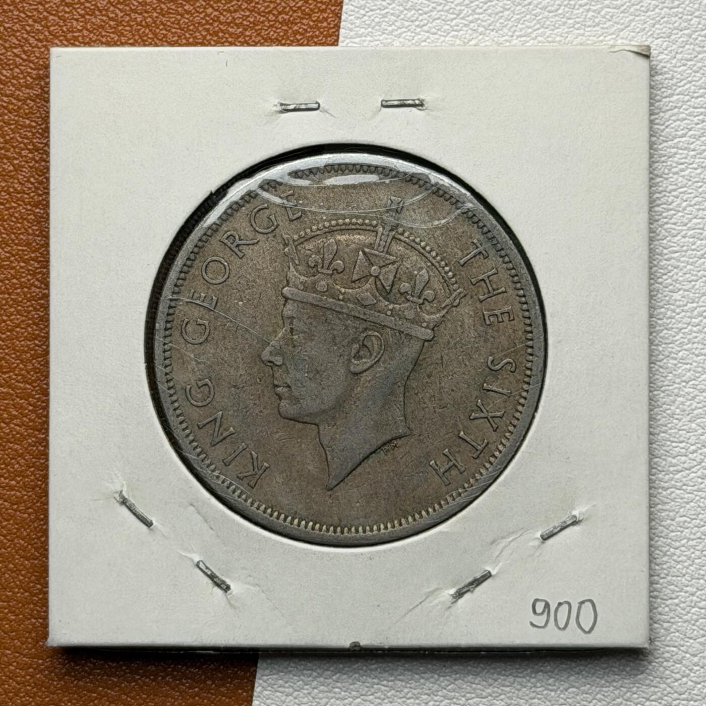 ＜星葵🌻钱币社＞硬币场·第71期·3月10日发货 罗得西亚1951年1/2克朗硬币