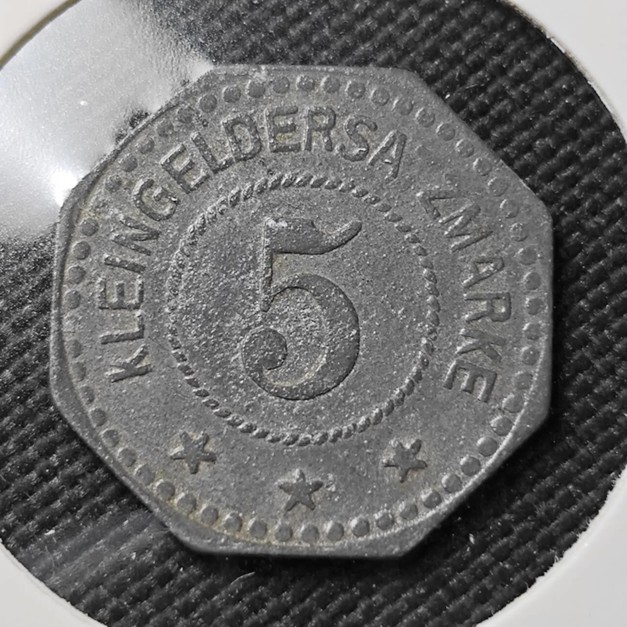 KK钱币收藏小铺   第403期 2月预留时间 周末发货  徳紧5芬尼代币