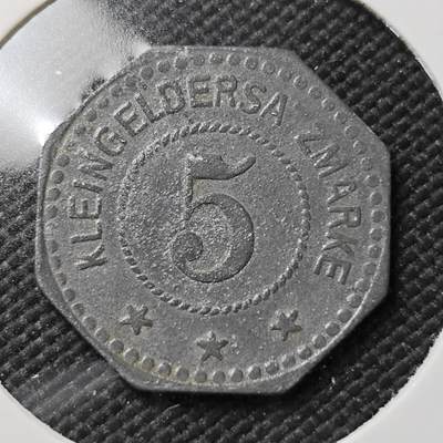 KK钱币收藏小铺   第403期 2月预留时间 周末发货 -  徳紧5芬尼代币