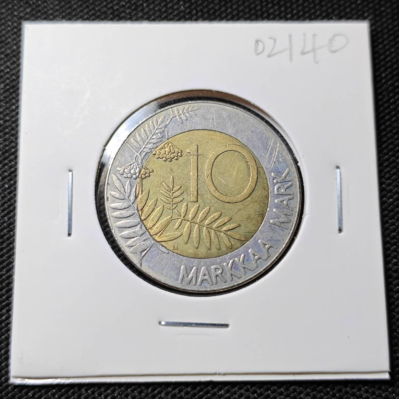 KK钱币收藏小铺   第402期 2月预留时间 周末发货  芬兰10马克双色币