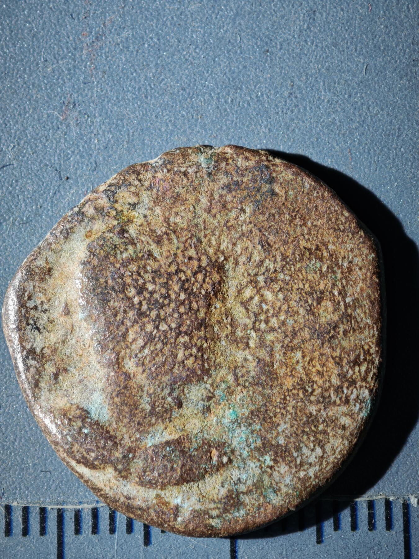 119期新疆红钱粟特钱币丝路钱币专场 C丘就缺王朝铜币