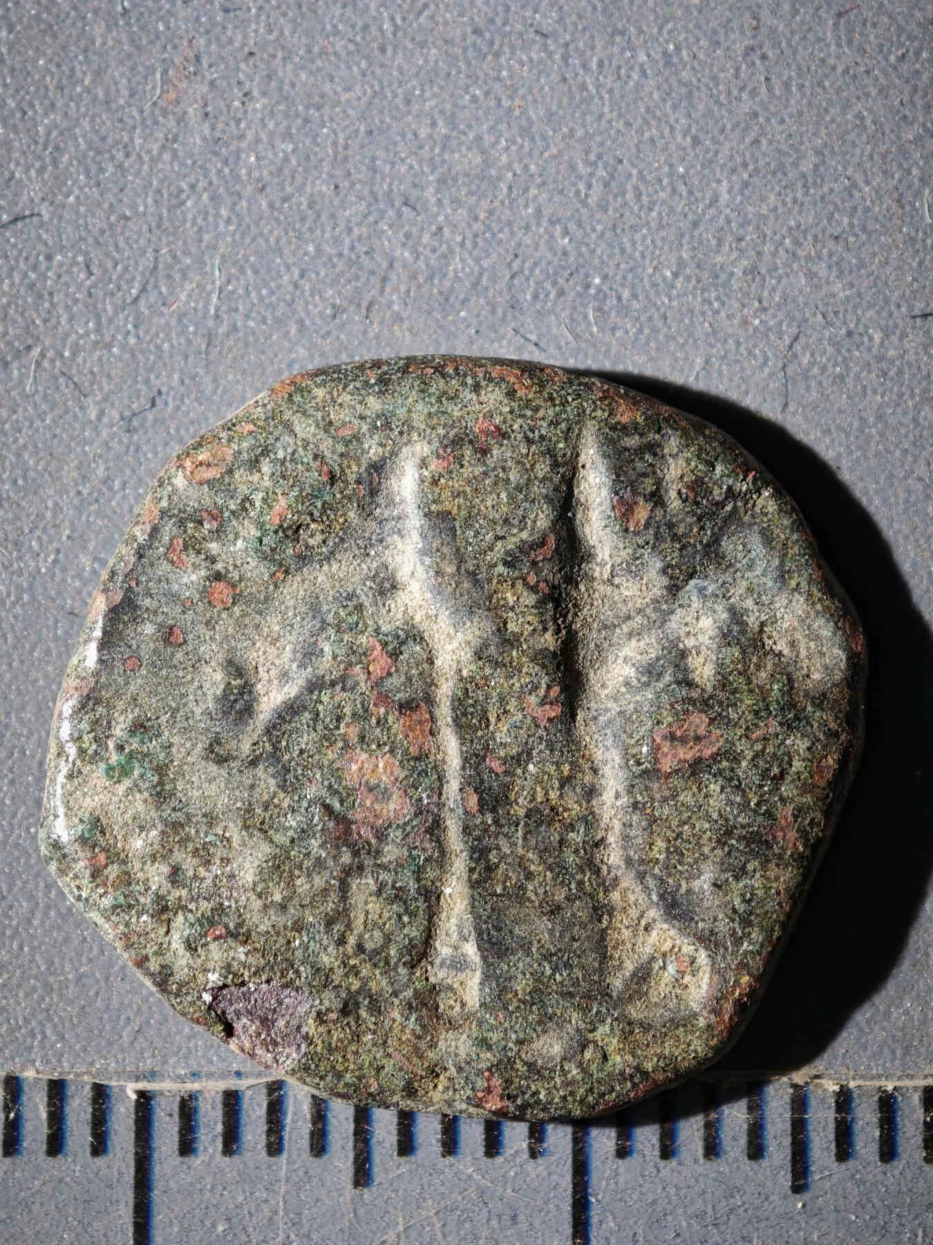 119期新疆红钱粟特钱币丝路钱币专场 B寄多罗王朝铜币