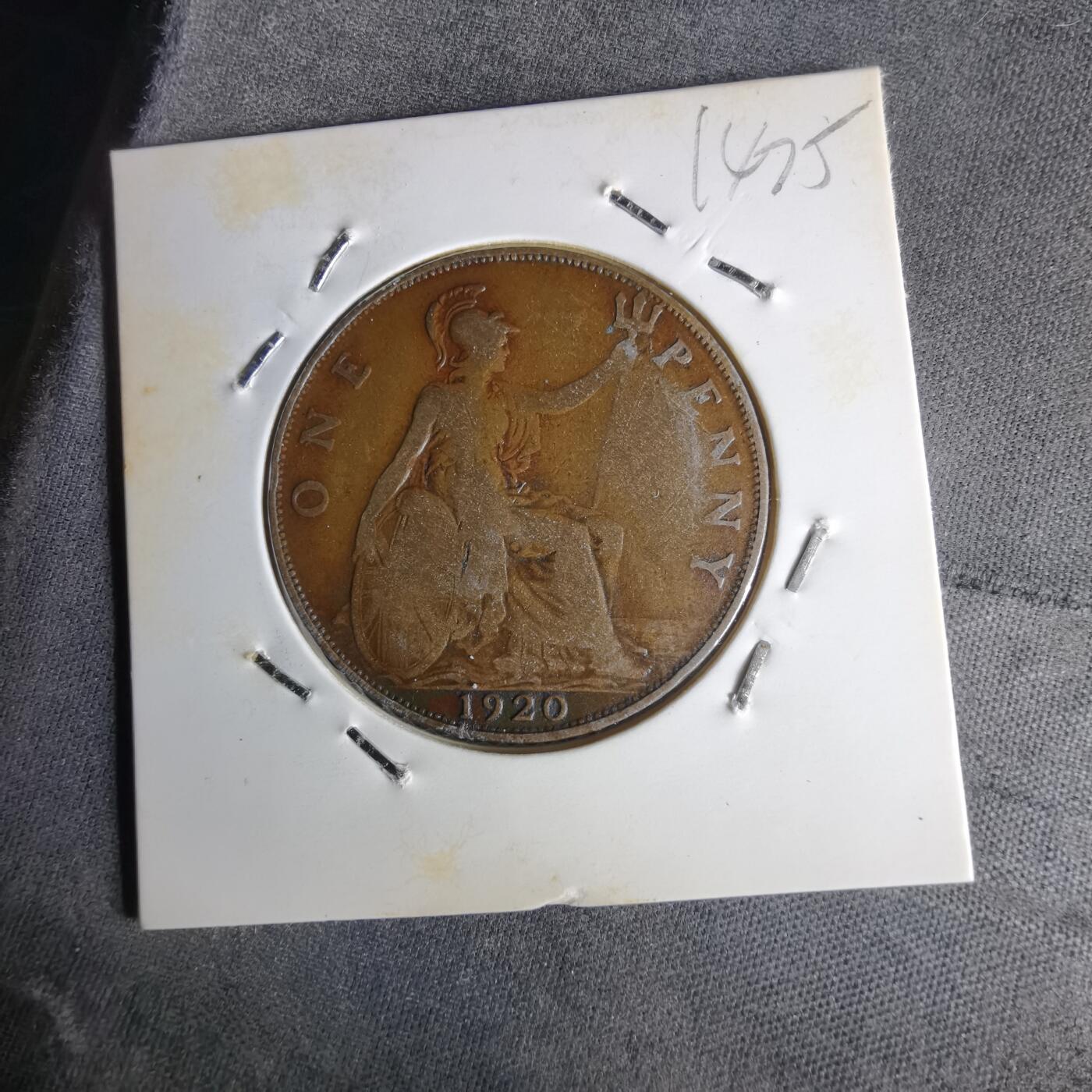 沼泽如烟--第1014场 英国1920年1便士