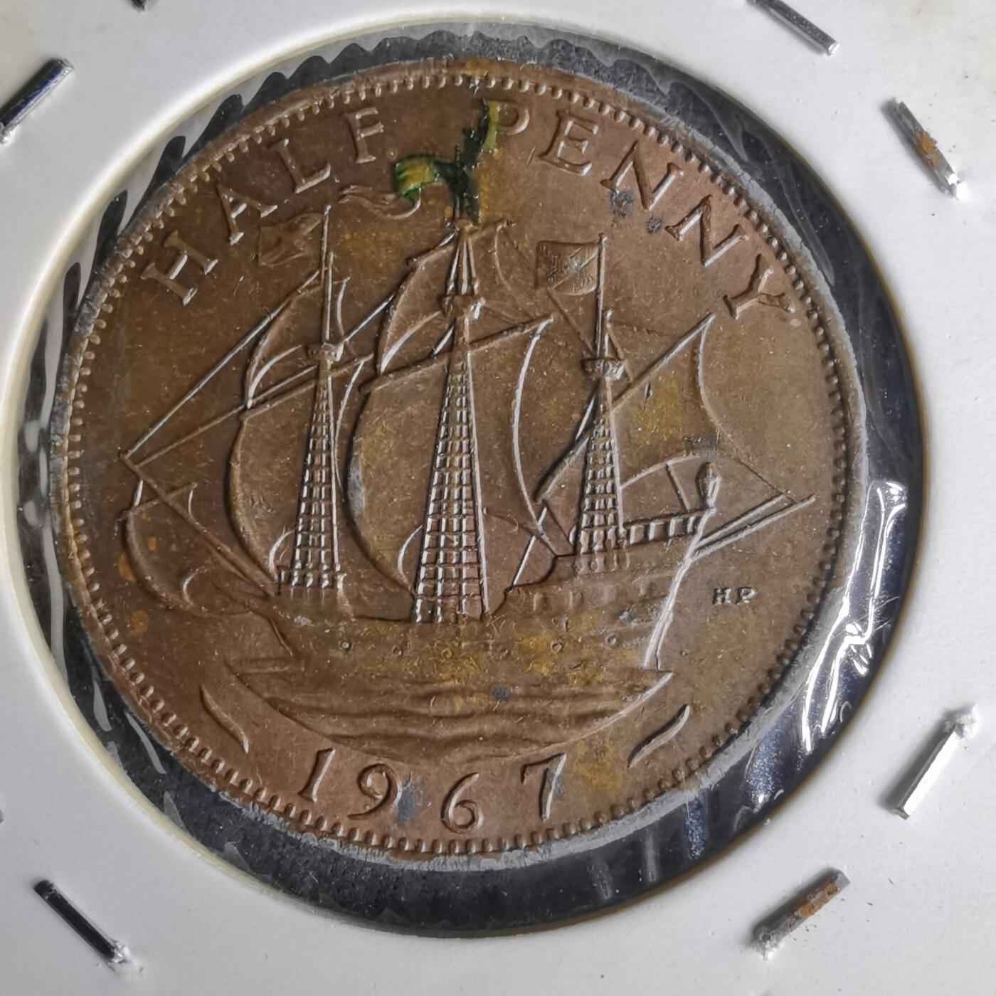 沼泽如烟--第1014场 英国1967年半便士