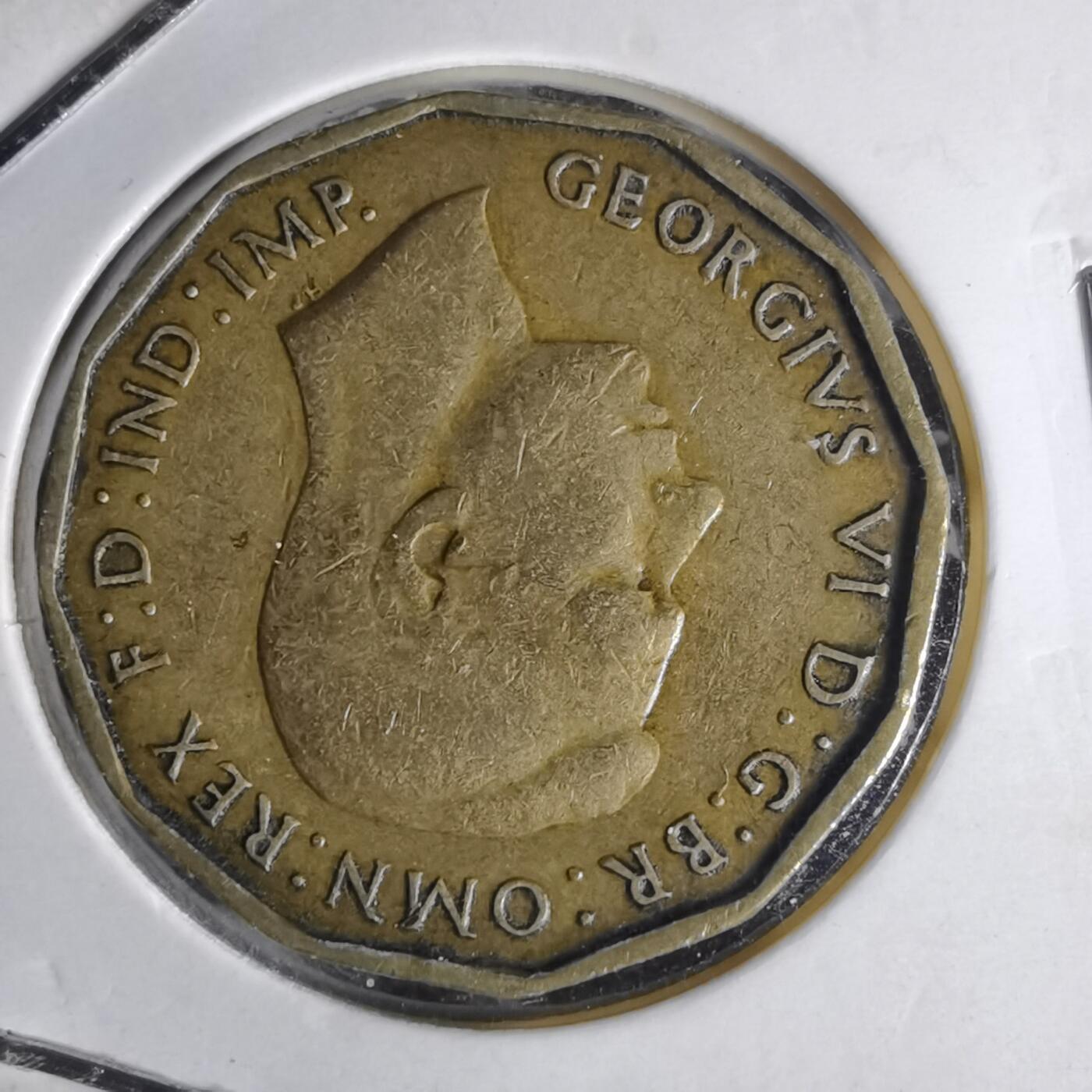 沼泽如烟--第1014场 英国1937年3便士