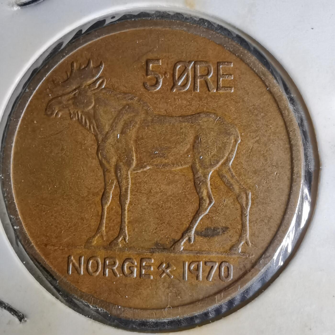 沼泽如烟--第1014场 挪威1970年5欧尔