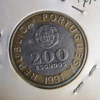 沼泽如烟--第1014场 - 葡萄牙1991年200埃斯库多