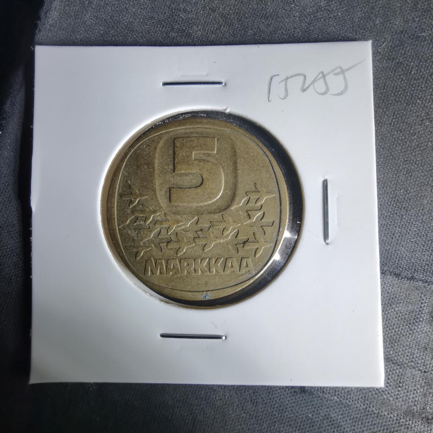 沼泽如烟--第1015场 芬兰1983年5马克