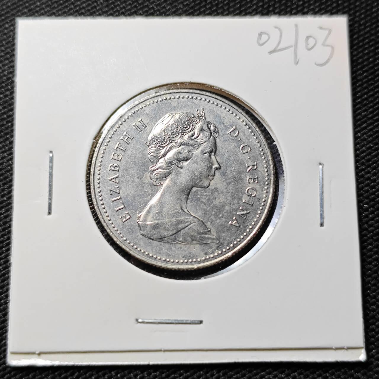 KK钱币收藏小铺   第402期 2月预留时间 周末发货  加拿大50分