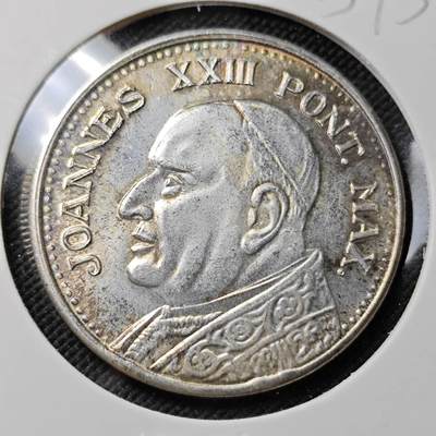 KK钱币收藏小铺   第403期 2月预留时间 周末发货 -  梵蒂冈镀银章