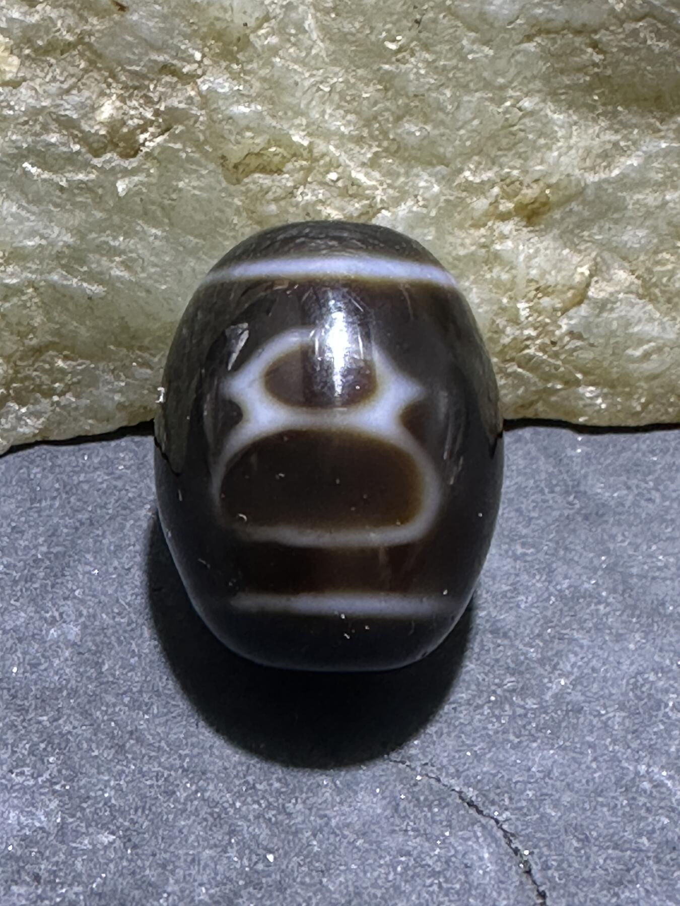 仅此一颗，精品藏传财神天珠一颗，