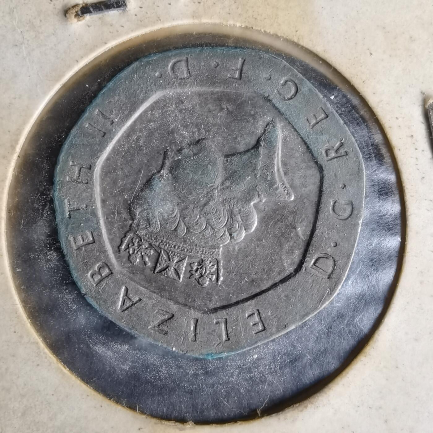 沼泽如烟--第1014场 英国1995年20便士