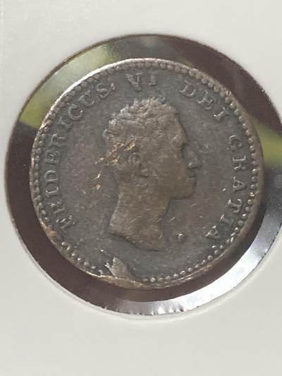 2026年第三十四场(总第二百零三场）外国精品纸夹币场(免佣金) - 丹麦王国🇩🇰1812单年份3斯基林(弗雷德里克六世时期，哥本哈根造)