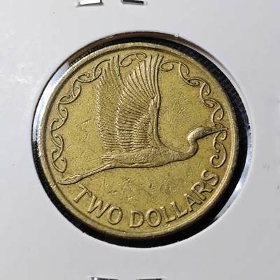 KK钱币收藏小铺   第403期 2月预留时间 周末发货 -  新西兰2元