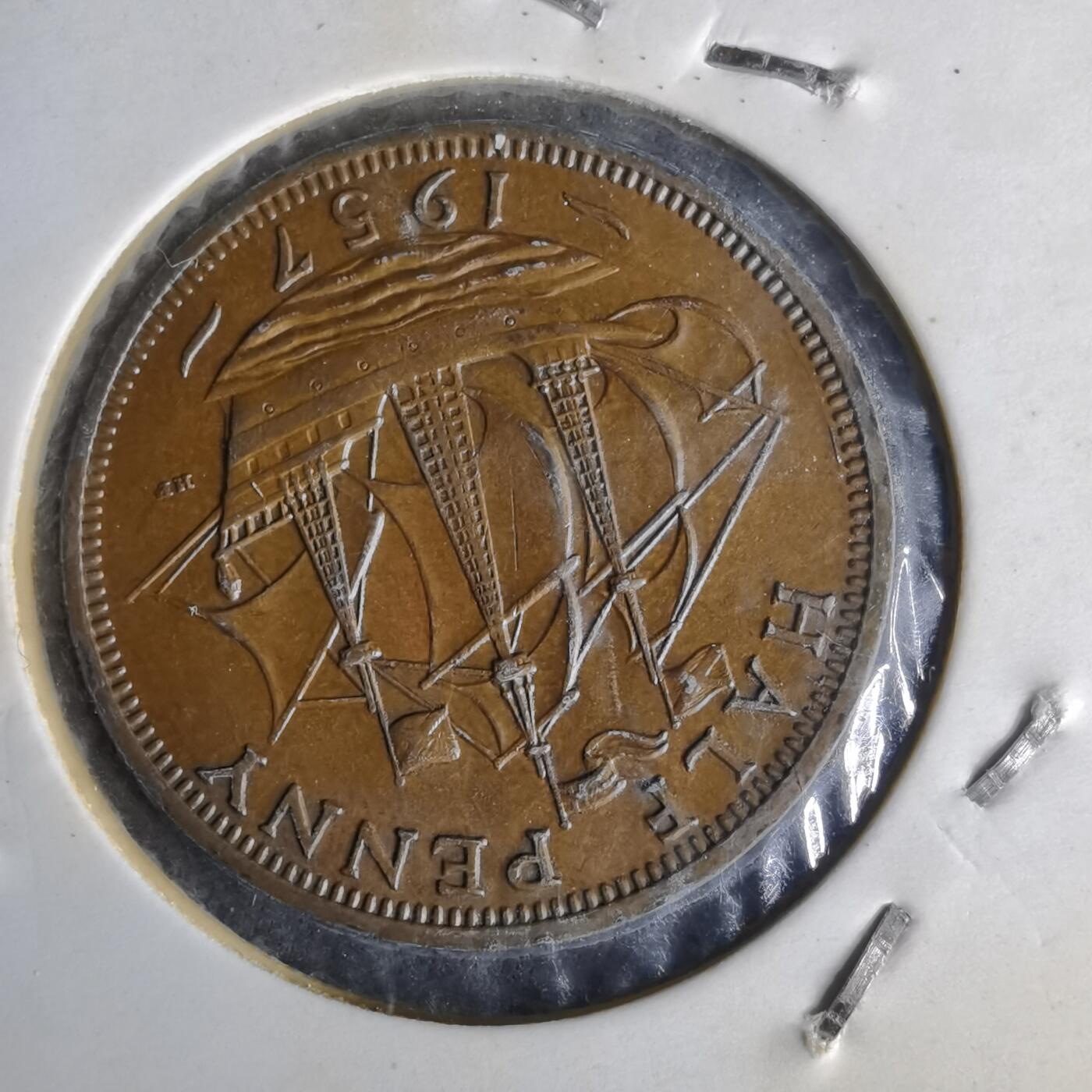 沼泽如烟--第1014场 英国1957年半便士