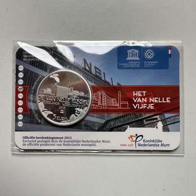 🌹外币初藏🌹🐯2026年第26场  各国纪念币专场 每周二四六晚8️⃣点 接代拍 - 荷兰2015年范内勒工厂5欧元镀银纪念币，直径33mm，重10.5g