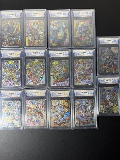 NO.26 好又多金牌大场，夯爆了的马年开门红！每周一站式配齐，方便凑单！（周6晚9点截拍，卖家免费送拍！） - 【评级套】卡萃 李尊奇 四大天王+Q版+杨戬悟空八戒沙僧+女武神萨满 粗闪14张全套