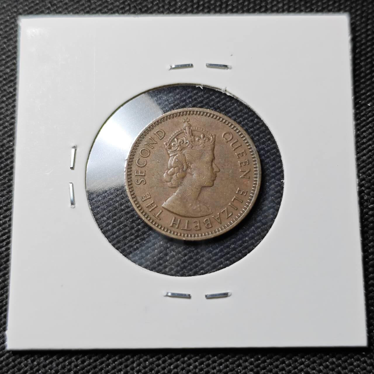 KK钱币收藏小铺   第402期 2月预留时间 周末发货  英属塞浦路斯3米尔铜币