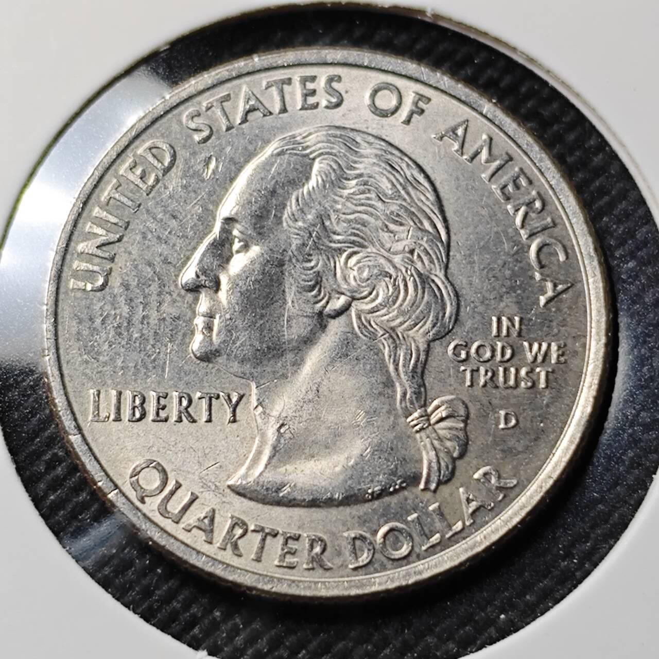 KK钱币收藏小铺   第403期 2月预留时间 周末发货 2000美国25分 纪念币