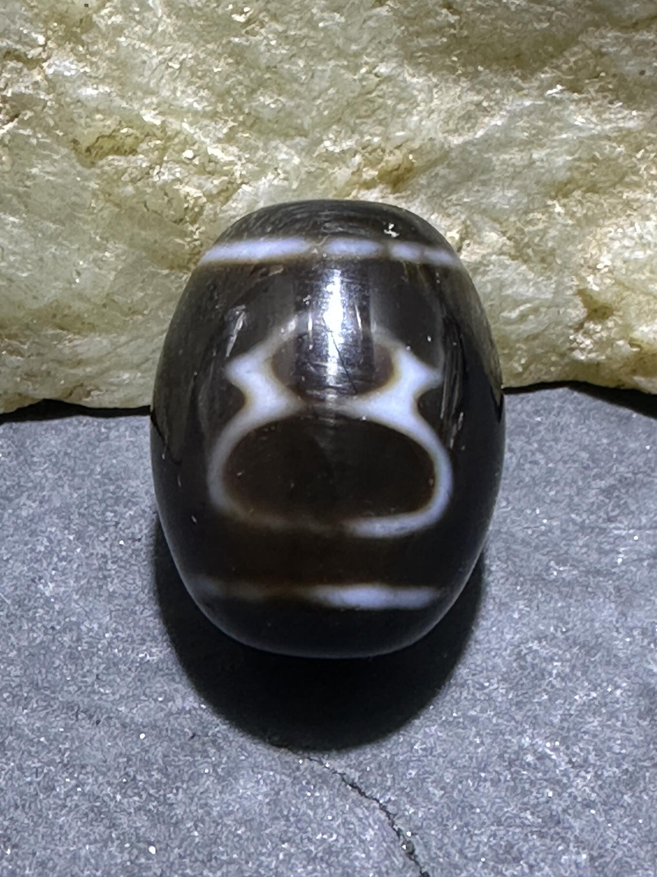 仅此一颗，精品藏传财神天珠一颗，