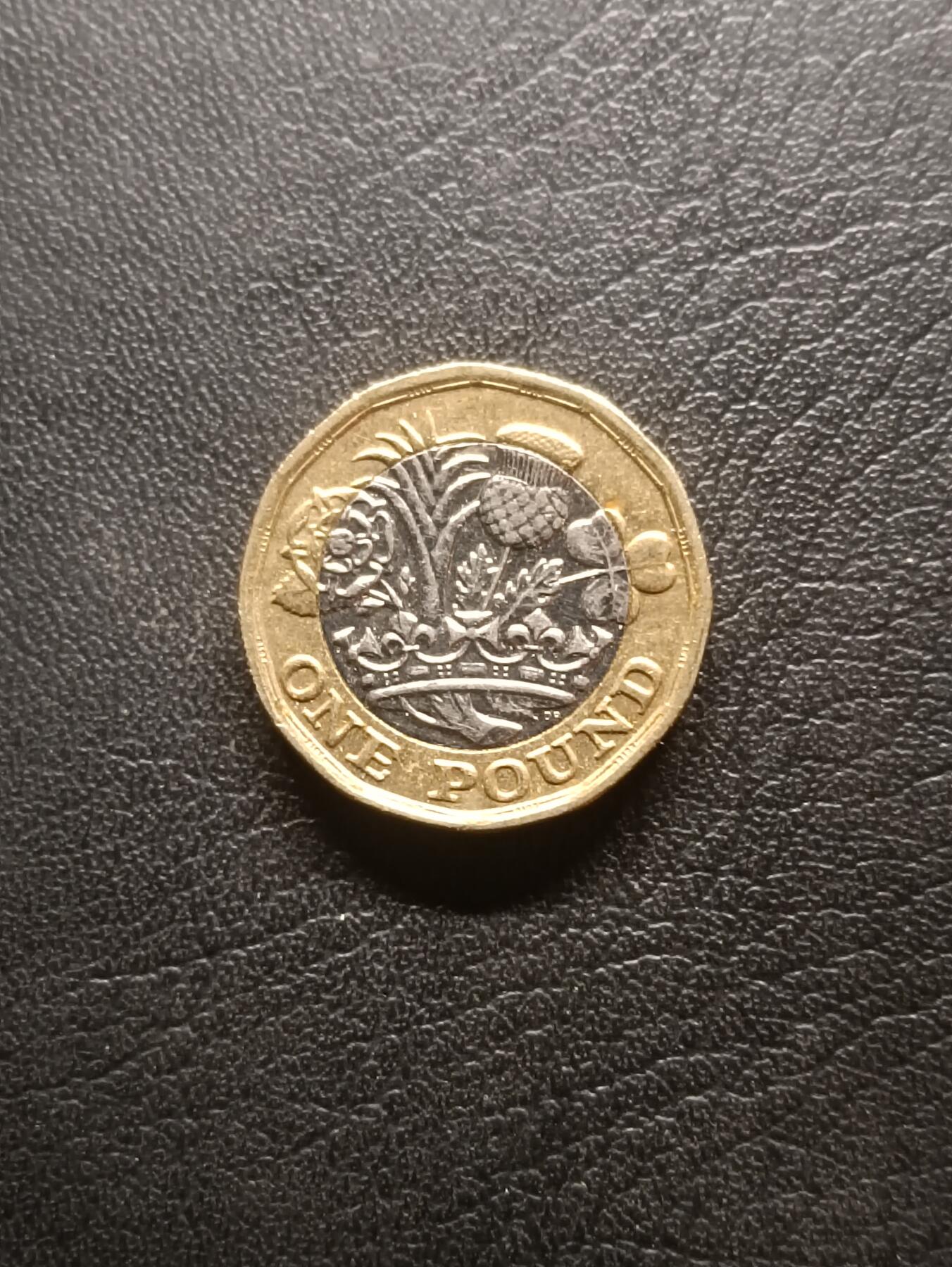 荟藏特别场次第六期——“社长的钢镚堆” 英国2016年双色版1镑